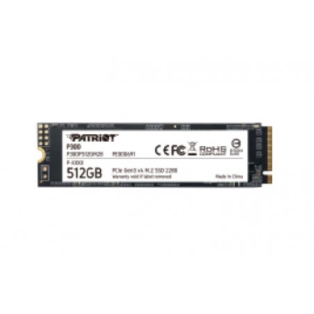 Patriot Memory P300P512GM28 disque SSD M.2 512 Go PCI Express NVMe