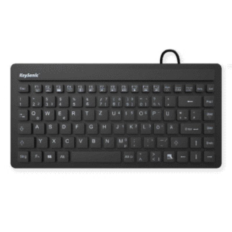 KeySonic KSK-3230IN clavier USB QWERTZ Allemand Noir