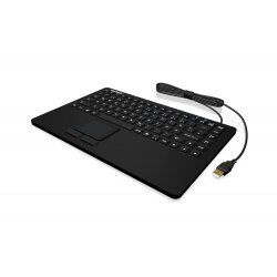 KeySonic KSK-5230IN clavier USB QWERTZ Allemand Noir