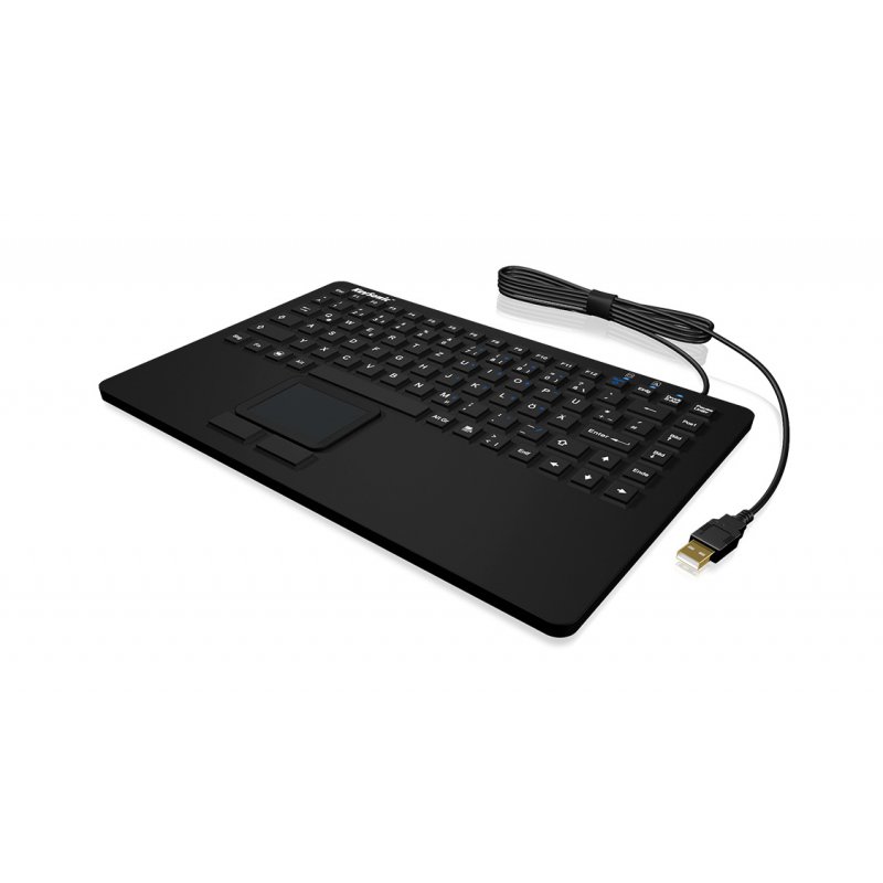 KeySonic KSK-5230IN keyboard USB QWERTZ German Black