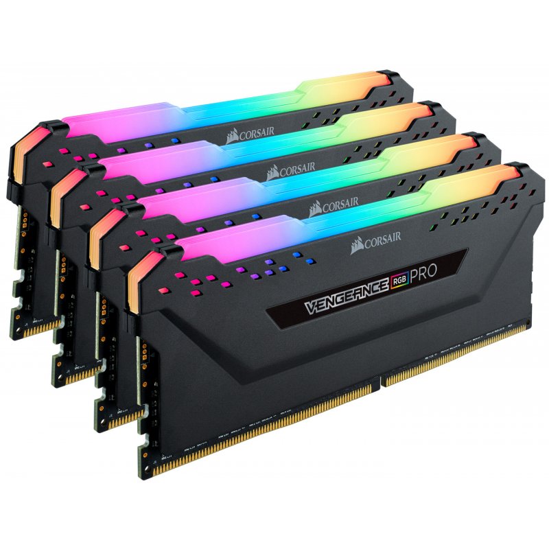 CORSAIR Vengeance RGB PRO - DDR4 - 64 GB: 4 x 16 GB - DIMM 288-PIN - ungepuffert