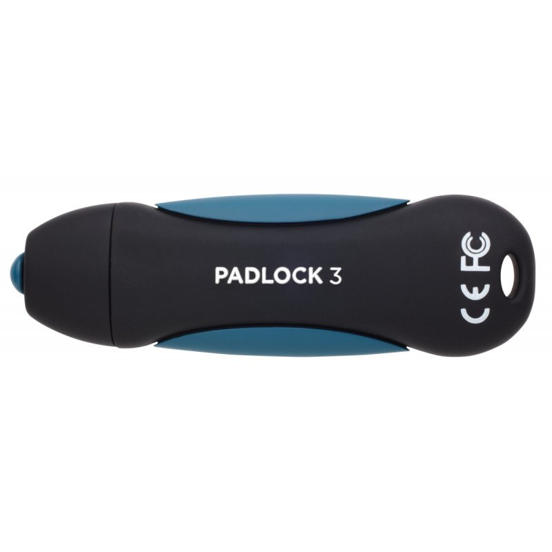 Corsair Padlock 3 USB flash drive 128 GB USB Type-A 3.2 Gen 1 (3.1 Gen 1) Black, Blue