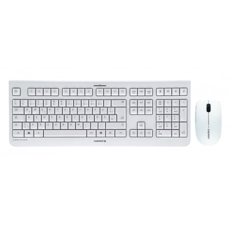 CHERRY DW 3000 keyboard Mouse included RF Wireless QWERTZ German Grey