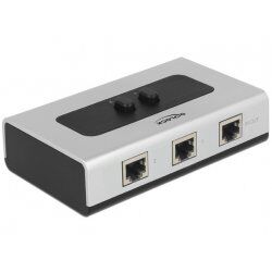 DeLOCK 87673 hub & concentrateur 1000 Mbit/s Noir, Gris