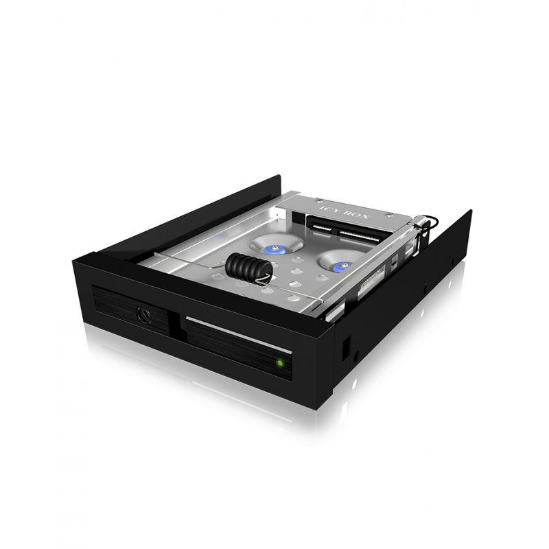 ICY BOX IB-2217ASTS 8.89 cm (3.5") Storage drive tray Black