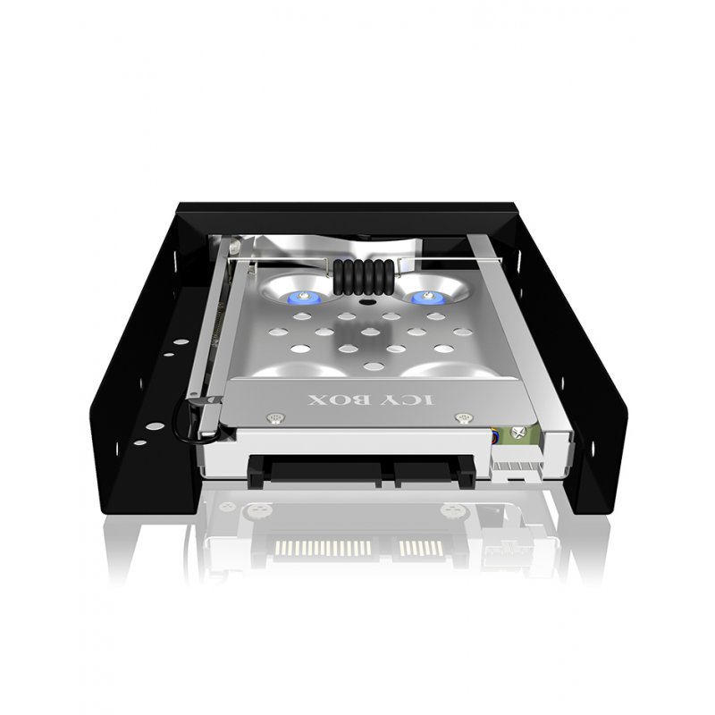 ICY BOX IB-2217ASTS 8.89 cm (3.5") Storage drive tray Black