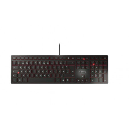 CHERRY KC 6000 SLIM - Tastatur - Deutsch - Schwarz