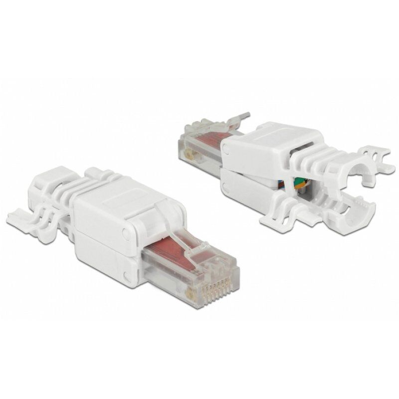 DeLOCK 86416 connecteur de fils RJ-45 Blanc