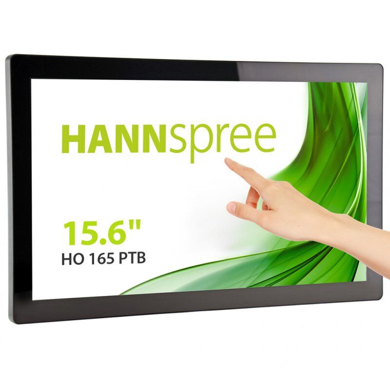 Hannspree Open Frame HO165PTB affichage de messages 39,6 cm (15.6") LED 250 cd/m² Full HD Noir Écran tactile 24/7