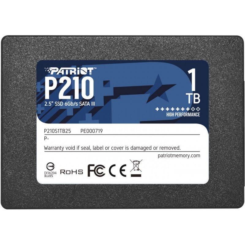 Patriot compatible P210 - Solid-State-Disk - 1 TB - SATA 6Gb/s