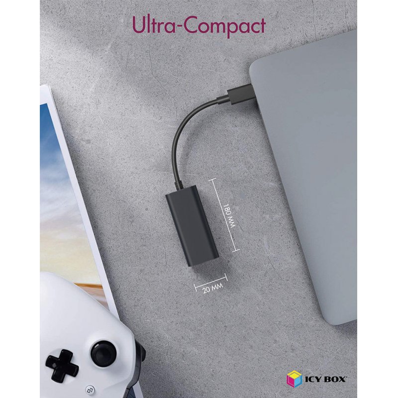 RaidSonic compatible ICY BOX IB-AC501a - Netzwerkadapter