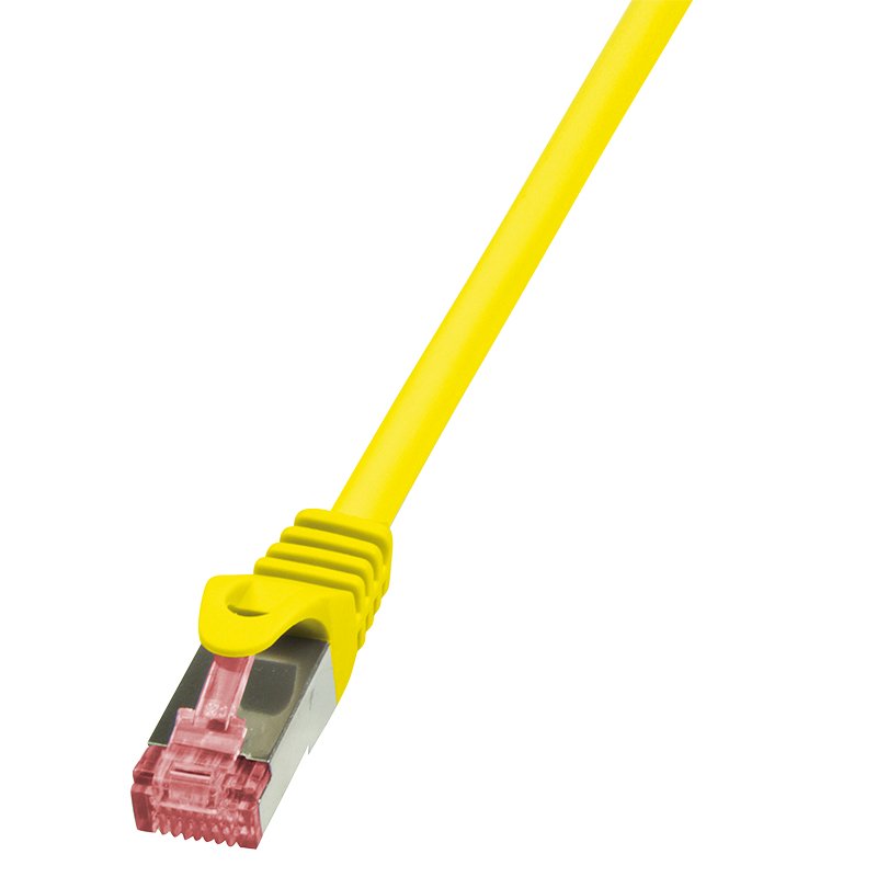 LogiLink 7.5m Cat.6 S/FTP câble de réseau Jaune 7,5 m Cat6 S/FTP (S-STP)