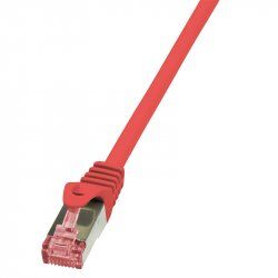 LogiLink compatible PrimeLine - Patch-Kabel - 7.5 m - Rot
