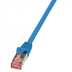 LogiLink 3m Cat.6 S/FTP câble de réseau Bleu Cat6 S/FTP (S-STP)