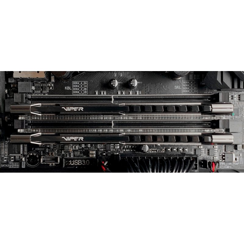 Patriot compatible Extreme Performance Viper Steel - DDR4 - 32 GB: 2 x 16 GB - DIMM 288-PIN - ungepuffert