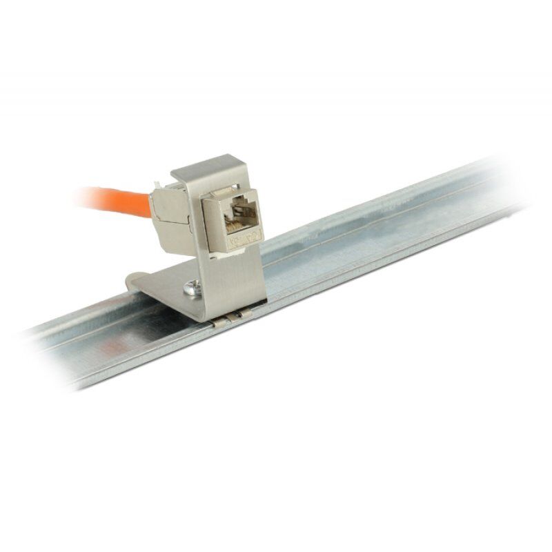 DeLOCK modularer Einsatz für DIN-Schiene-Halterung