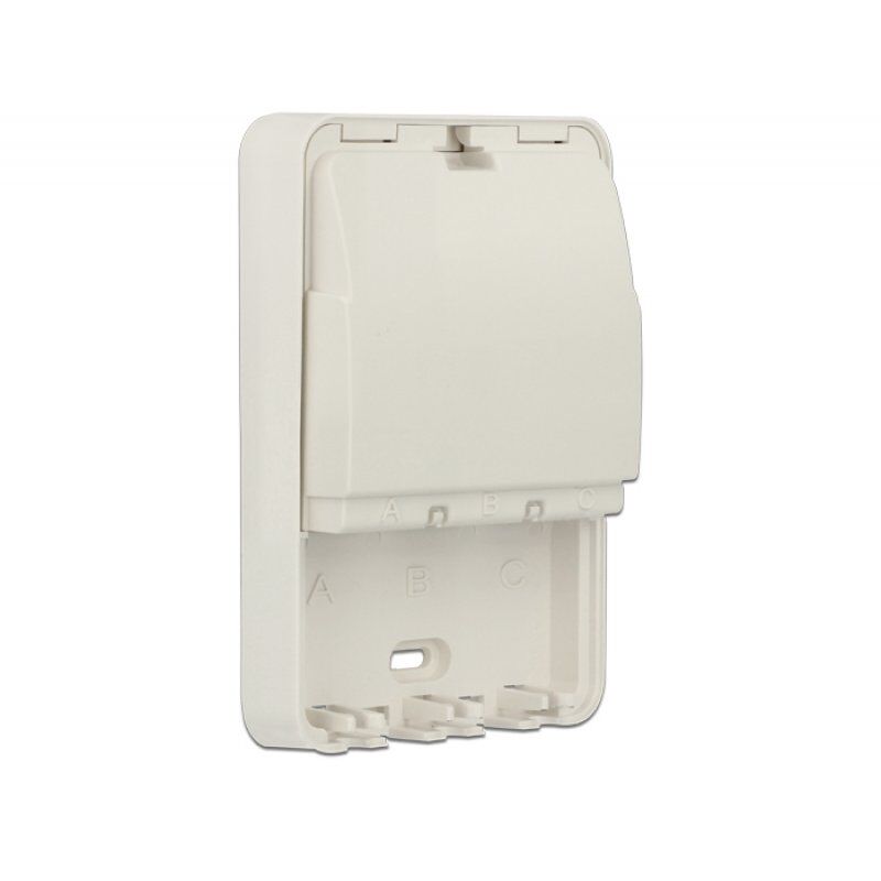 DeLOCK 86262 boitier de prise de courant Blanc