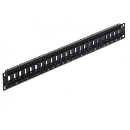 DeLOCK Keystone Patch Panel - Patch Panel - 1U - 19"