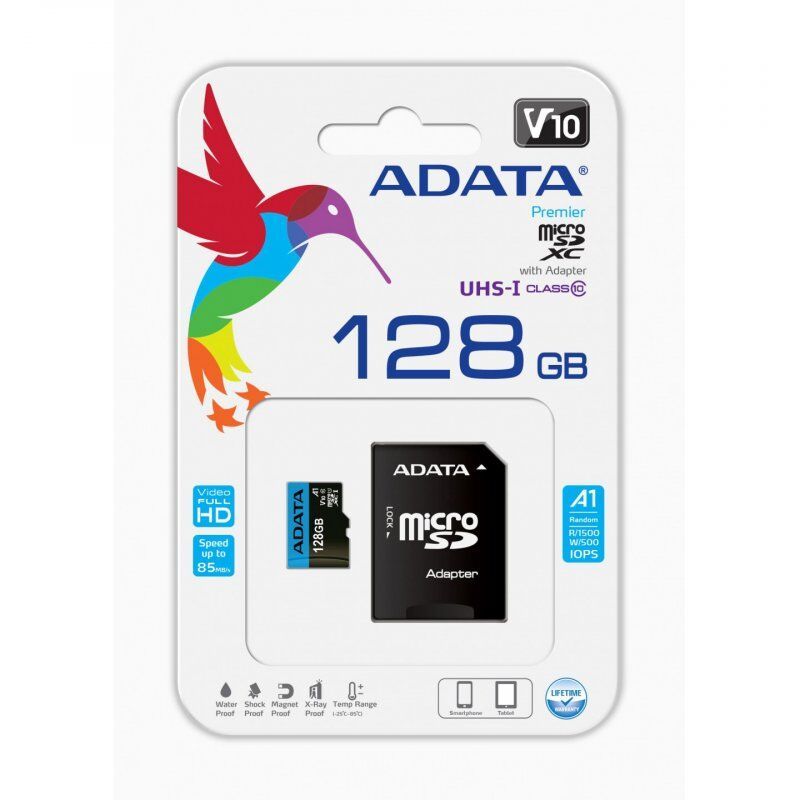 ADATA Premier 128 GB MicroSDXC UHS-I Class 10