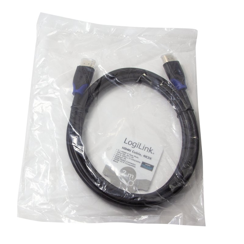 LogiLink CH0062 HDMI cable 2 m HDMI Type A (Standard) Black
