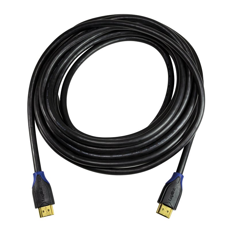 LogiLink compatible High Speed with Ethernet - HDMI mit Ethernetkabel - 5 m