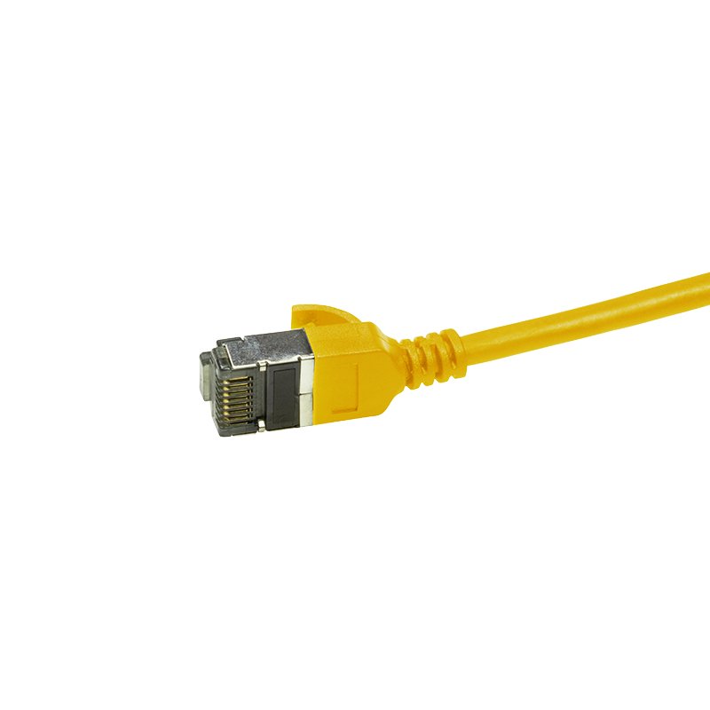 LogiLink compatible SlimLine - Patch-Kabel - 1 m - Gelb, RAL 1021