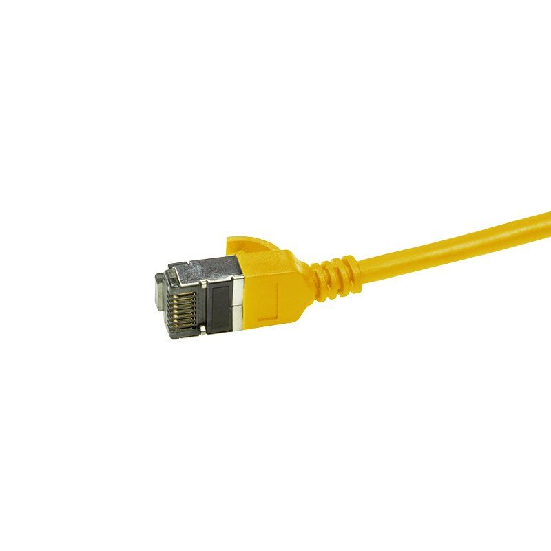 LogiLink CQ9037S networking cable Yellow 1 m Cat6a S/FTP (S-STP)