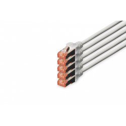 DIGITUS Professional Patch-Kabel - 10 m - Grau