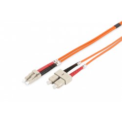 Digitus Câble de brassage multimode à fibre optique, LC / SC