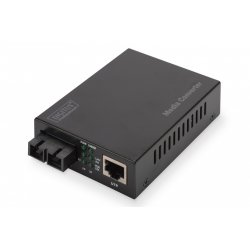DIGITUS convertisseur média Gigabit Ethernet,SC/RJ45, multi