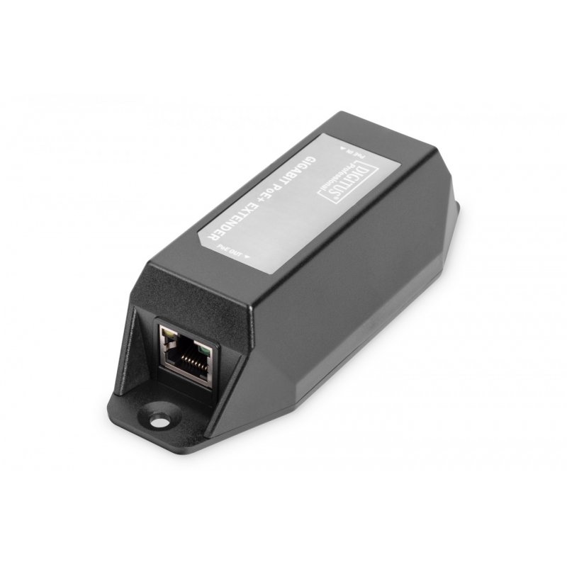 DIGITUS Professional PoE+ Extender - Repeater - 10Mb LAN, 100Mb LAN, GigE