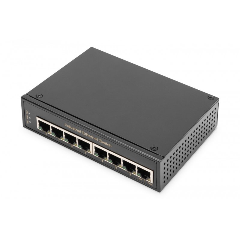 INDUSTRIAL GIGABIT SWITCH 8-PORT 10/100/1000BASE-TX