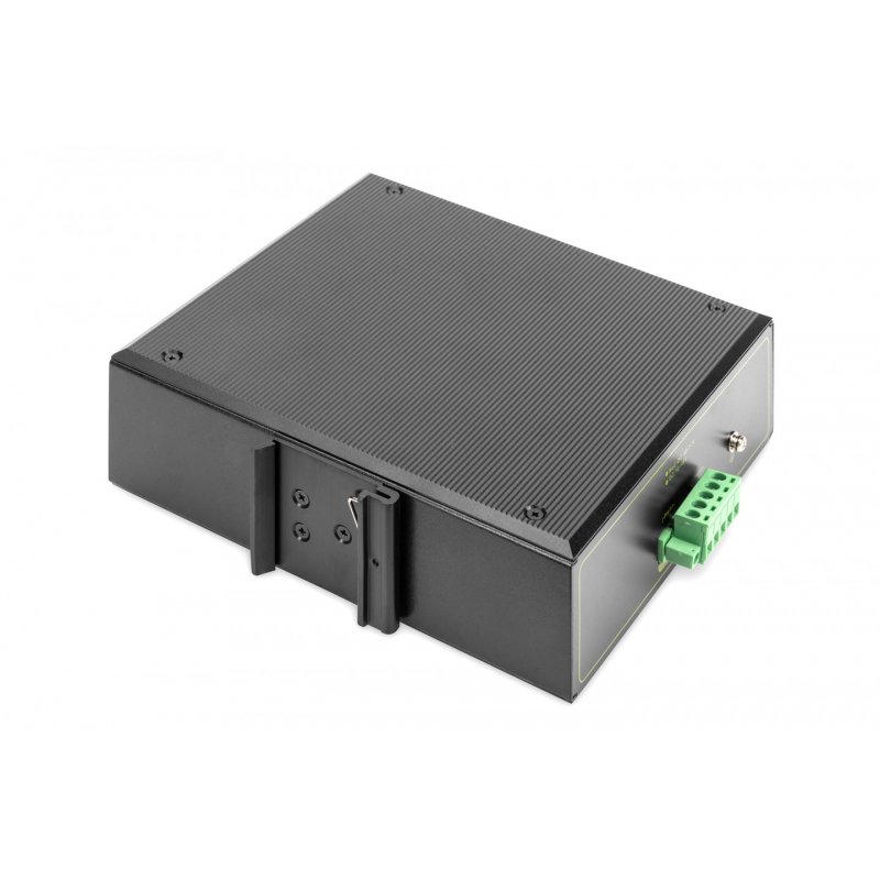 Digitus Industrial 8 Port Gigabit PoE Switch, Unmanaged, 2 Uplinks