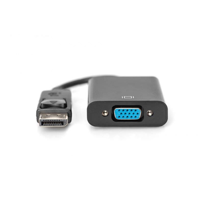 DIGITUS Câble adaptateur, DisplayPort - HD15, 0,15 m, noir
