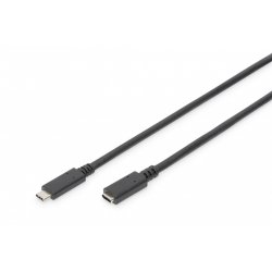 DIGITUS USB Typ-C-Verlängerungskabel - USB-C bis USB-C - 70 cm
