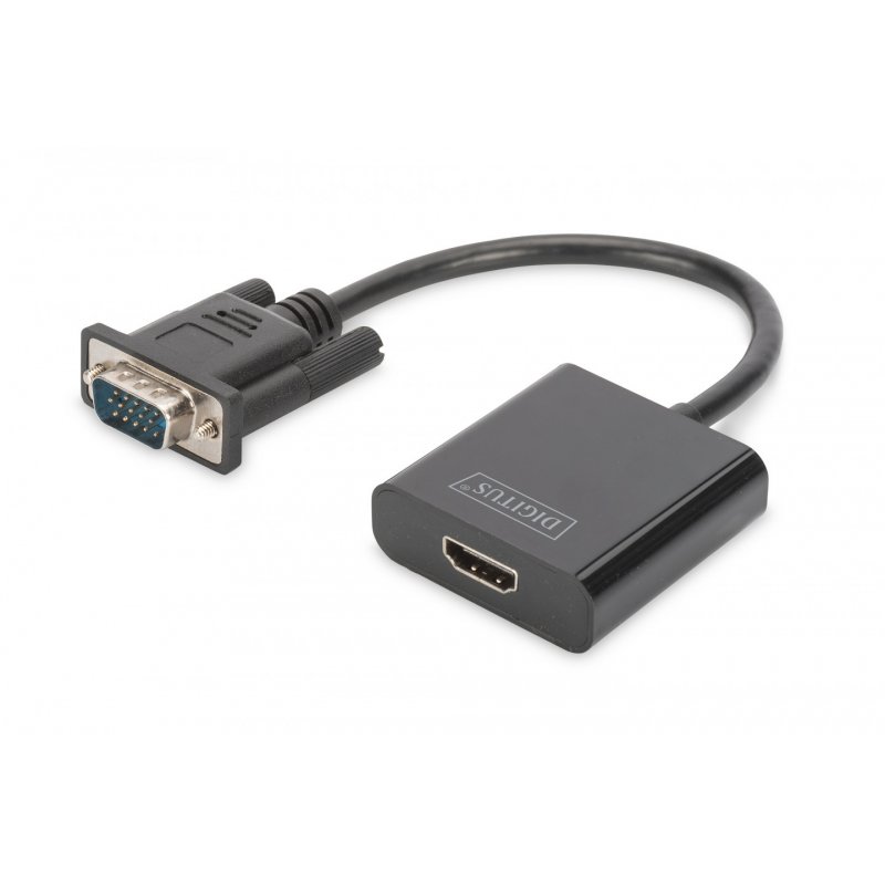 DIGITUS DA-70473 - Video- / Audio-Adapter - HDMI / VGA - 15 cm
