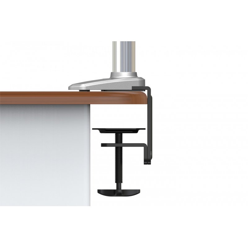 Digitus Support d’écran pour moniteur unique avec ressort pneumatique et monture de bureau