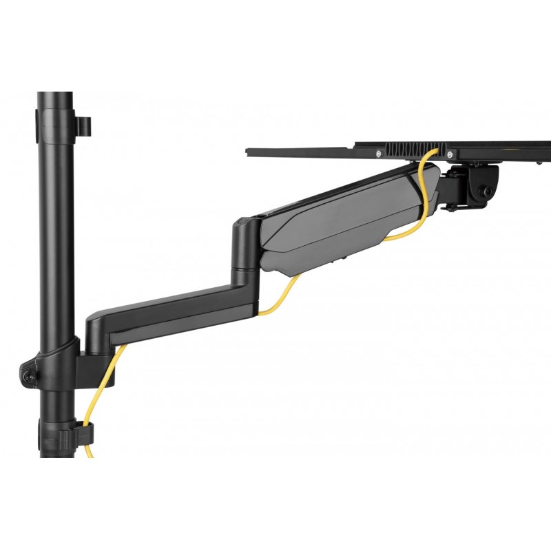 Digitus Poste de travail debout/assis flexible, destiné au montage mural, moniteur unique