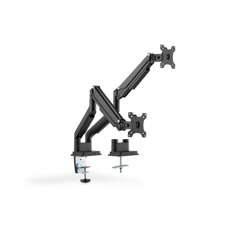 Digitus Universal Dual Monitor Mount with Gas Spring and Clamp Mount