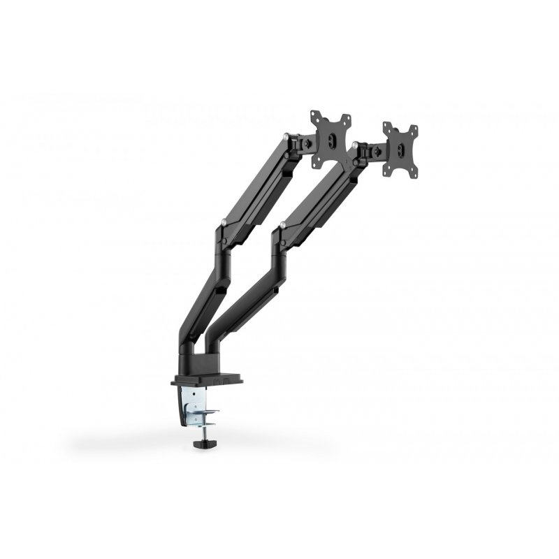 Digitus Universal Dual Monitor Mount with Gas Spring and Clamp Mount