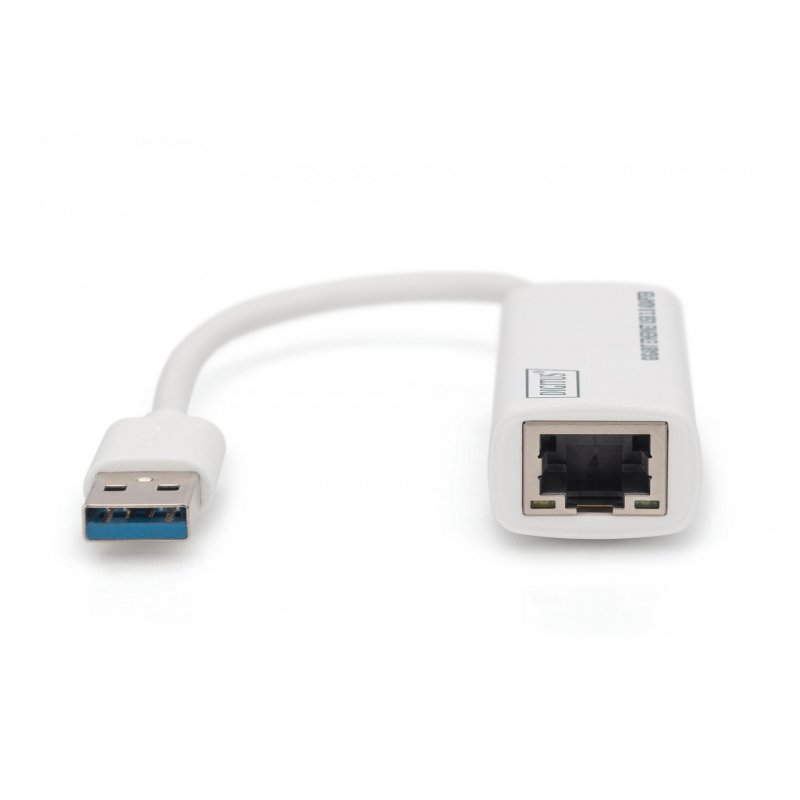 DIGITUS Adaptateur USB 3.0 vers Gigabit Ethernet, blanc