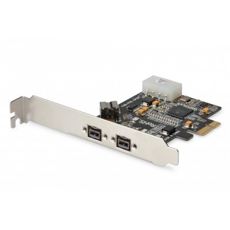 DIGITUS DS-30203-2 - FireWire-Adapter - PCIe - 3 Anschlüsse