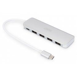 Digitus USB Type-C™ 4 port hub (USB 3.0) + PD