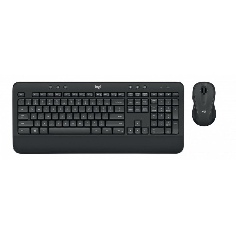 Logitech MK545 ADVANCED Wireless Keyboard and Mouse Combo clavier Souris incluse USB QWERTZ Allemand Noir