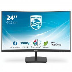 Philips E Line 241E1SC/00 LED display 59,9 cm (23.6") 1920 x 1080 pixels Full HD Noir