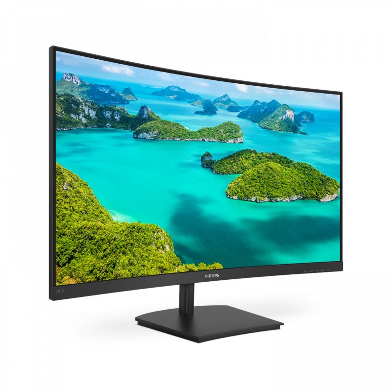 Philips compatible LED Curved-Display E-line 241E1SC - 61 cm (24") - 1920 x 1080 Full HD
