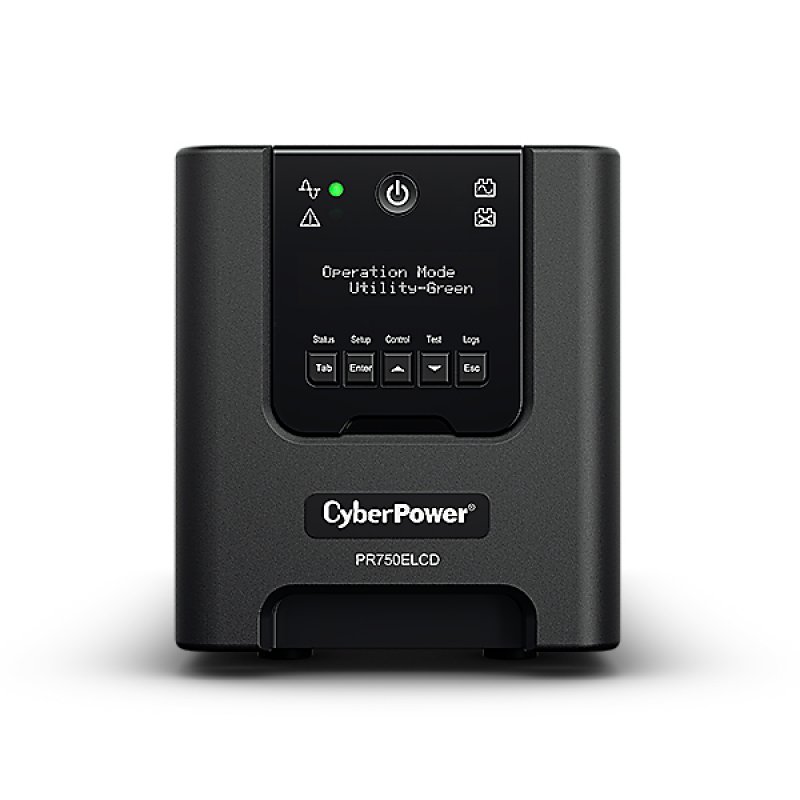 CyberPower PR750ELCDGR uninterruptible power supply (UPS) Line-Interactive 0.75 kVA 675 W 4 AC outlet(s)