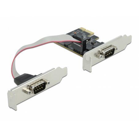 DeLOCK PCI Express Card to 2 x Serial RS-232 - Serieller Adapter