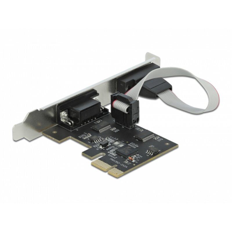 DeLOCK PCI Express Card to 2 x Serial RS-232 - Serieller Adapter