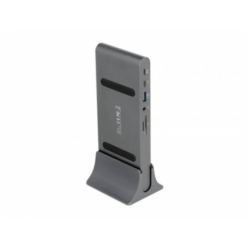 DeLOCK 87772 station d'accueil Avec fil Thunderbolt 3 Gris